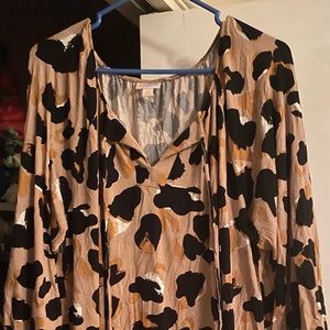 Lularoe cheetah print 3XL